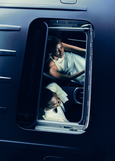 Advertising shot for Mercedes Benz fashion styling