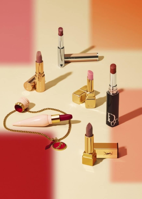 Cosmetic Styling for Holt Renfrew Lipsticks Dior YSL Guerlain