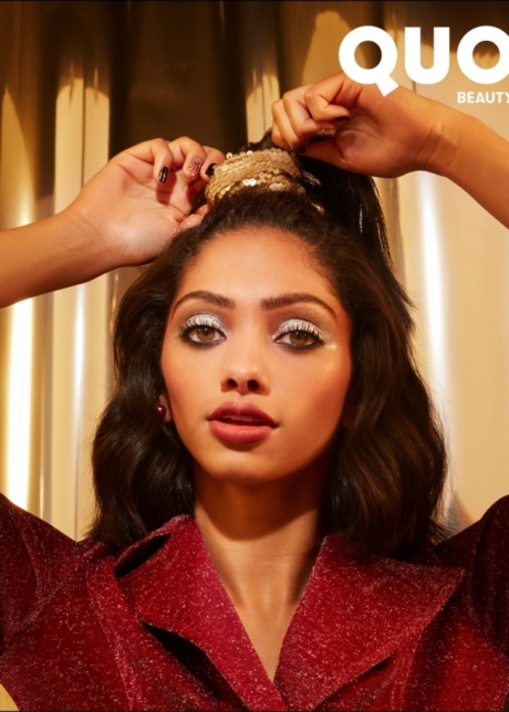 Quo beauty shot styling