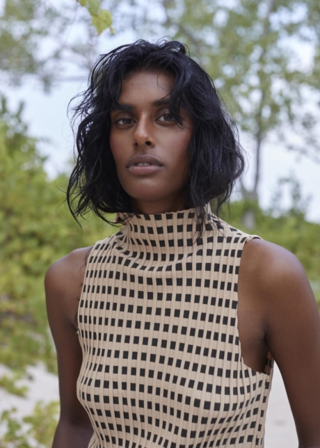 Summer fun fashion editorial beach setting