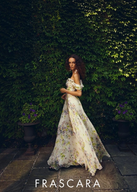 Frascara evening wear gowns dresses campaign