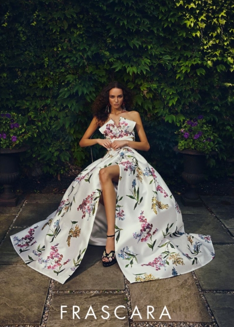 Frascara evening wear gowns dresses campaign