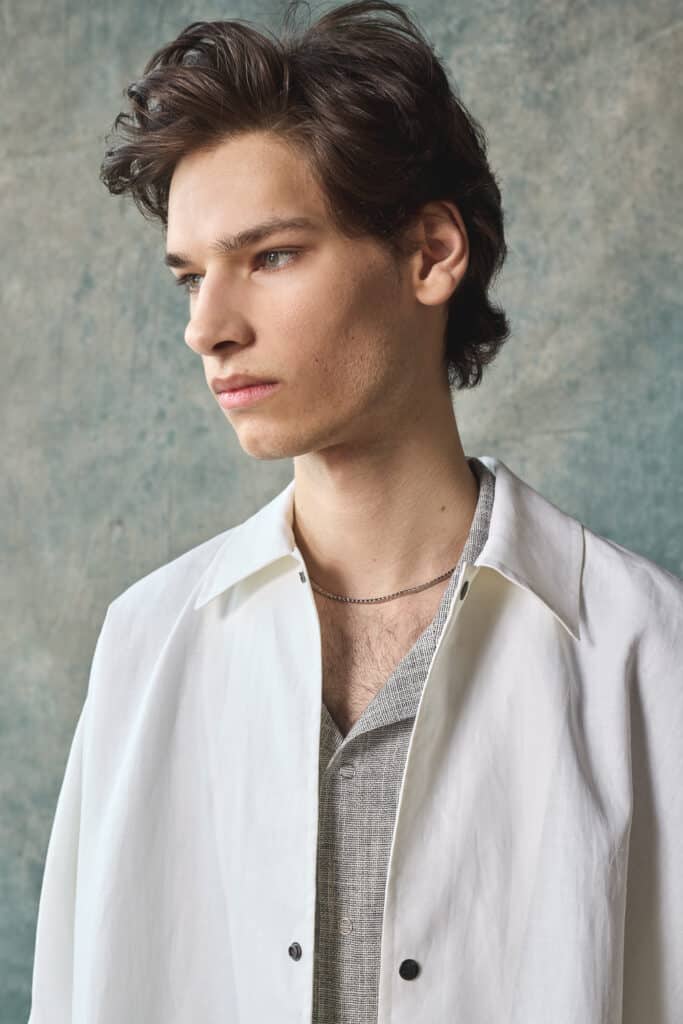 Man portrait grooming