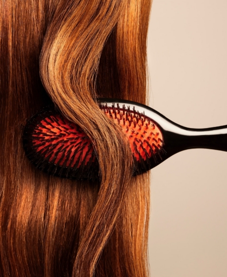 Beauty Creatives: Hair brushed by a hair bursh