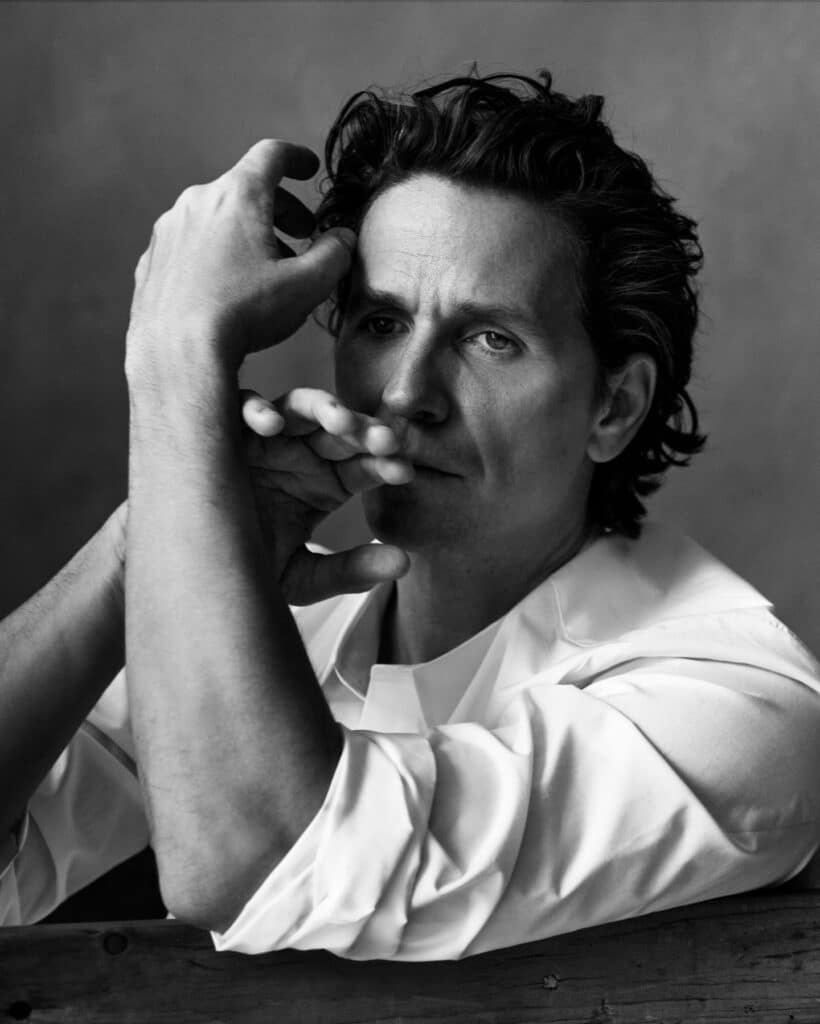 Guillaume Côté for Nuvo magazine black and white portrait